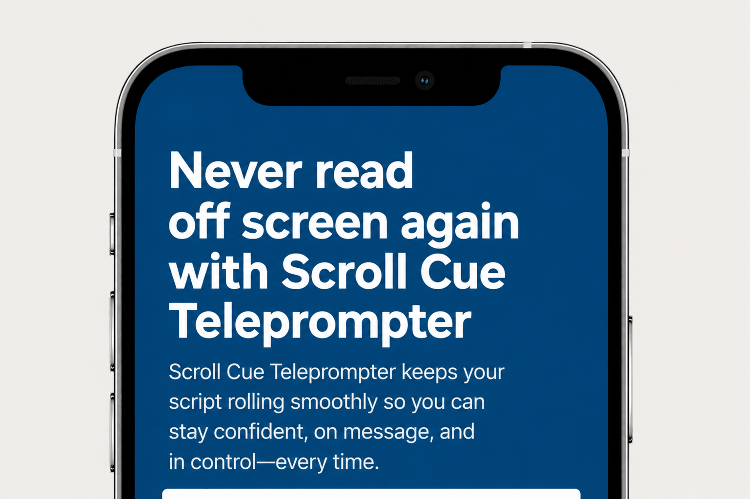 ScrollCue — Free Online Teleprompter. No Download Needed.